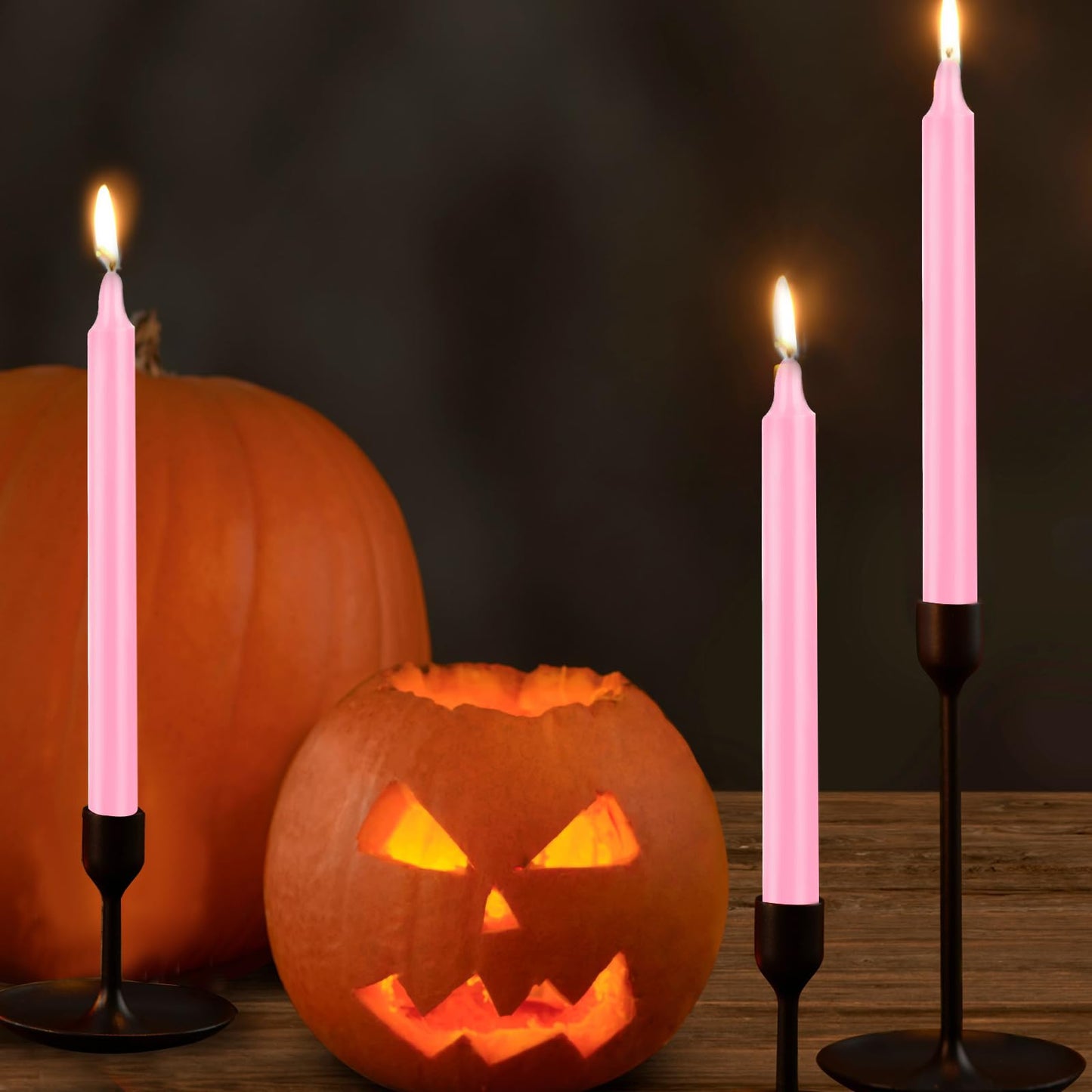 24 Pack Pink Spell Chime Candles – Premium Mini Unscented Taper Candles for Rituals, Prayer, Meditation, Altar, Spells – 4" Tall – Ideal for Witches & Spiritual Practices