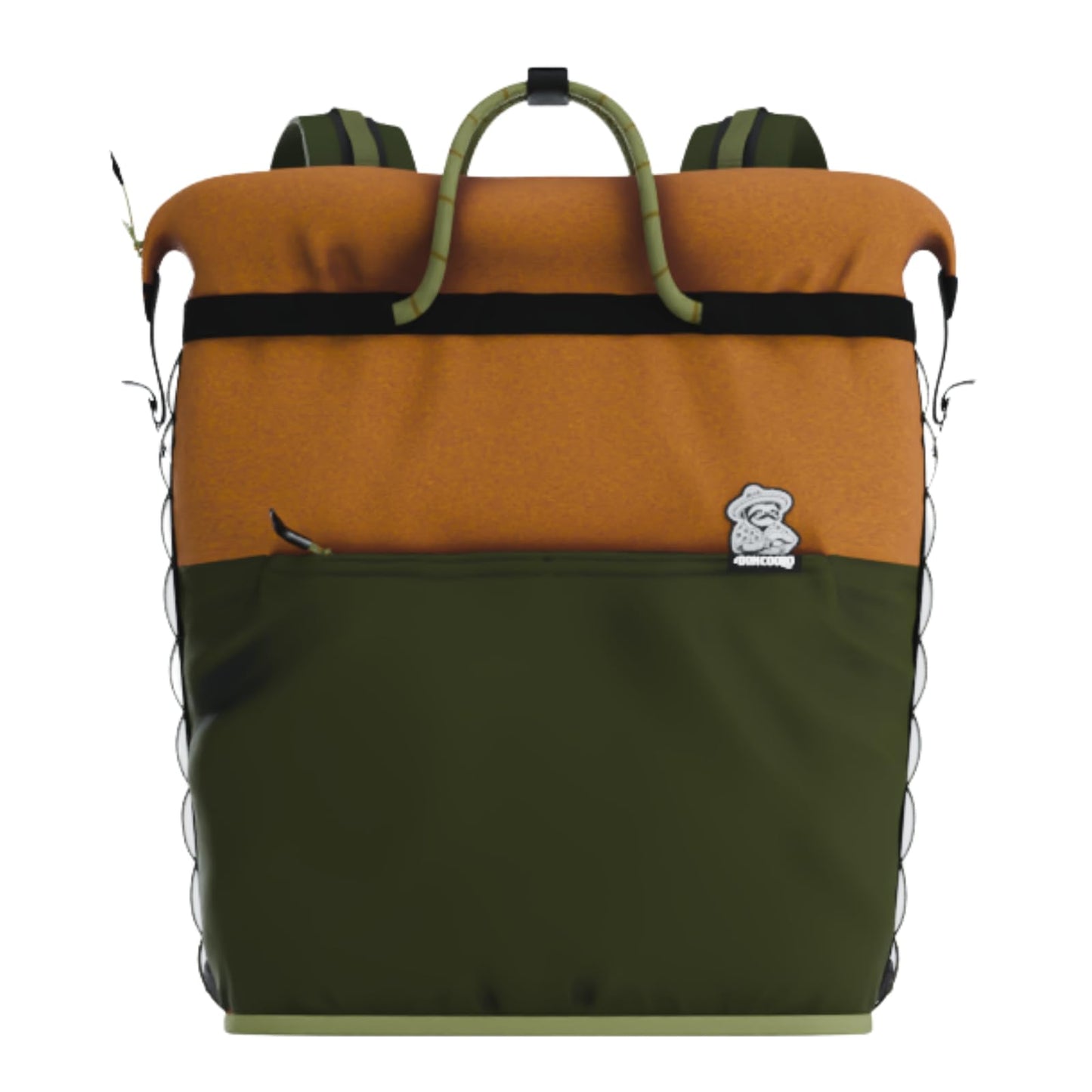 Don Coolio Pack - Insulated Backpack Cooler, 36 Can Soft Cooler Bag, 20L Capacity Hands Free, Leakproof & Waterproof, Portable for Beach, Travel, Camping & Hiking (Forest Daddy)