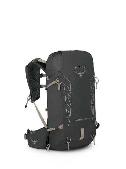 Osprey Tempest Velocity 20L Women's Hiking Backpack, Dark Charcoal/Chiru Tan, WXS/S