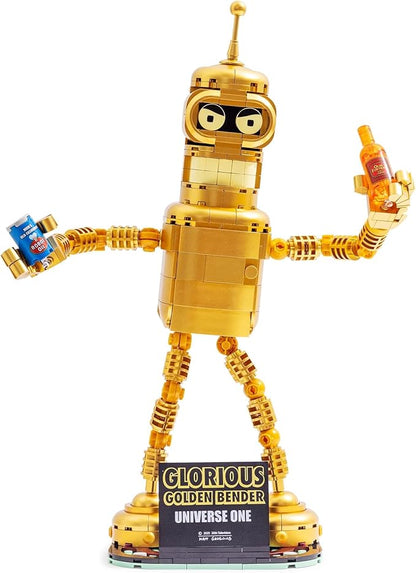 Brickcraft Futurama Gold Bender Comic-Con Exclusive Building Set