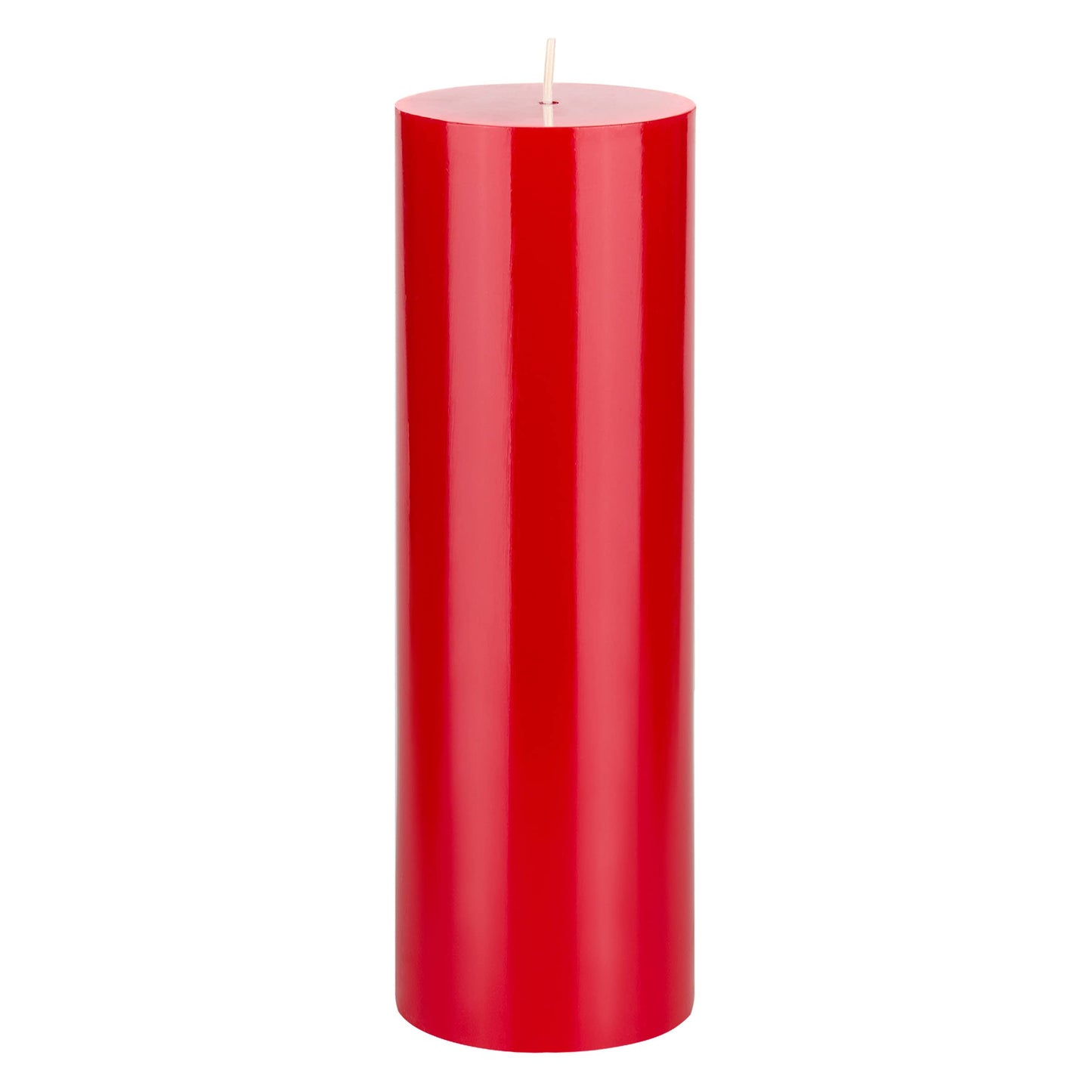 Mega Candles 1 pc Unscented Solid Red Pillar Candles, Hand Poured Premium Wax Candle 3 Inch x 9 Inch, Home Décor, Spas, Weddings, Occasions, Party, Centerpieces, Holidays, Vigils, Prayers