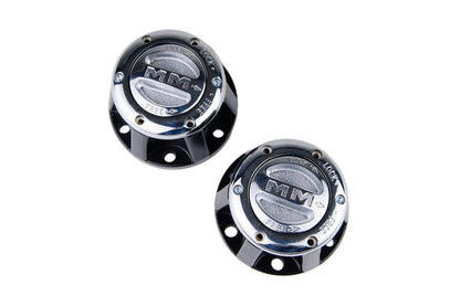 Mile Marker 457 Pair of Premium Manual Locking Hubs fits 1972-1986 CJ Universal (6-Bolt 27 Spline) and 1972-1980 Scout II | Replaces Original Equipment Manual and Automatic Hubs