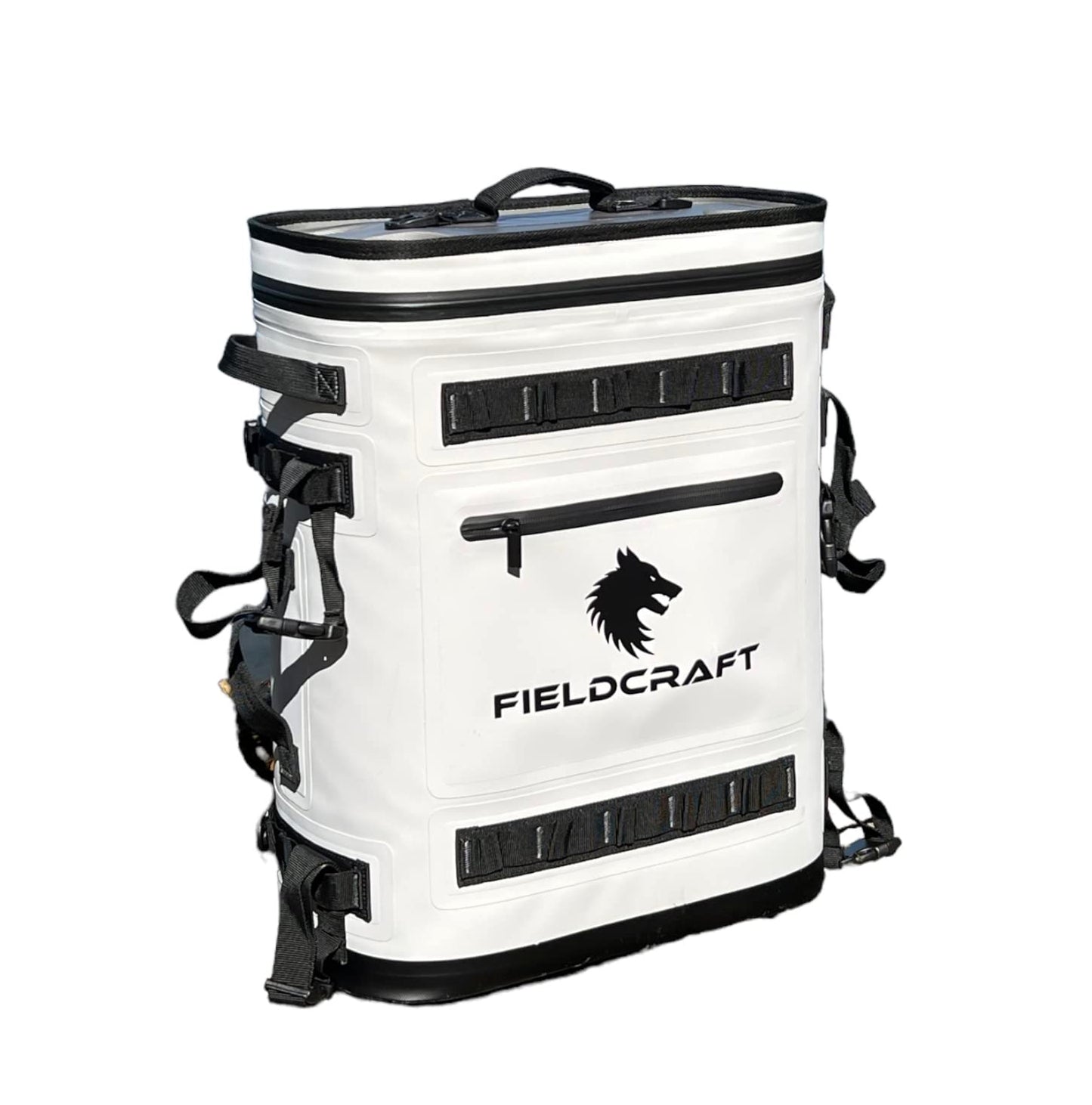 Hypalon TPU Insulated Cooler Backpack Leakproof Waterproof Cooler Bag, Arctic Wolf by Fieldcraft for Travel Sports, Beach, Outdoor Activities, Fishing, Hiking, Camping, and Hunting,
