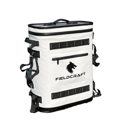 Hypalon TPU Insulated Cooler Backpack Leakproof Waterproof Cooler Bag, Arctic Wolf by Fieldcraft for Travel Sports, Beach, Outdoor Activities, Fishing, Hiking, Camping, and Hunting,