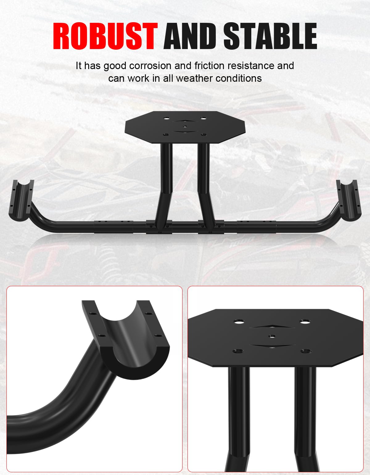 XATVXUTV Spare Tire Carrier for Kawasaki Teryx KRX 1000, Spare Tires Holder Rack Mount for Kawasaki Teryx KRX 1000 2020-2025 Accessories, Fits Up to 37" Tire, Powder-Coated Steel