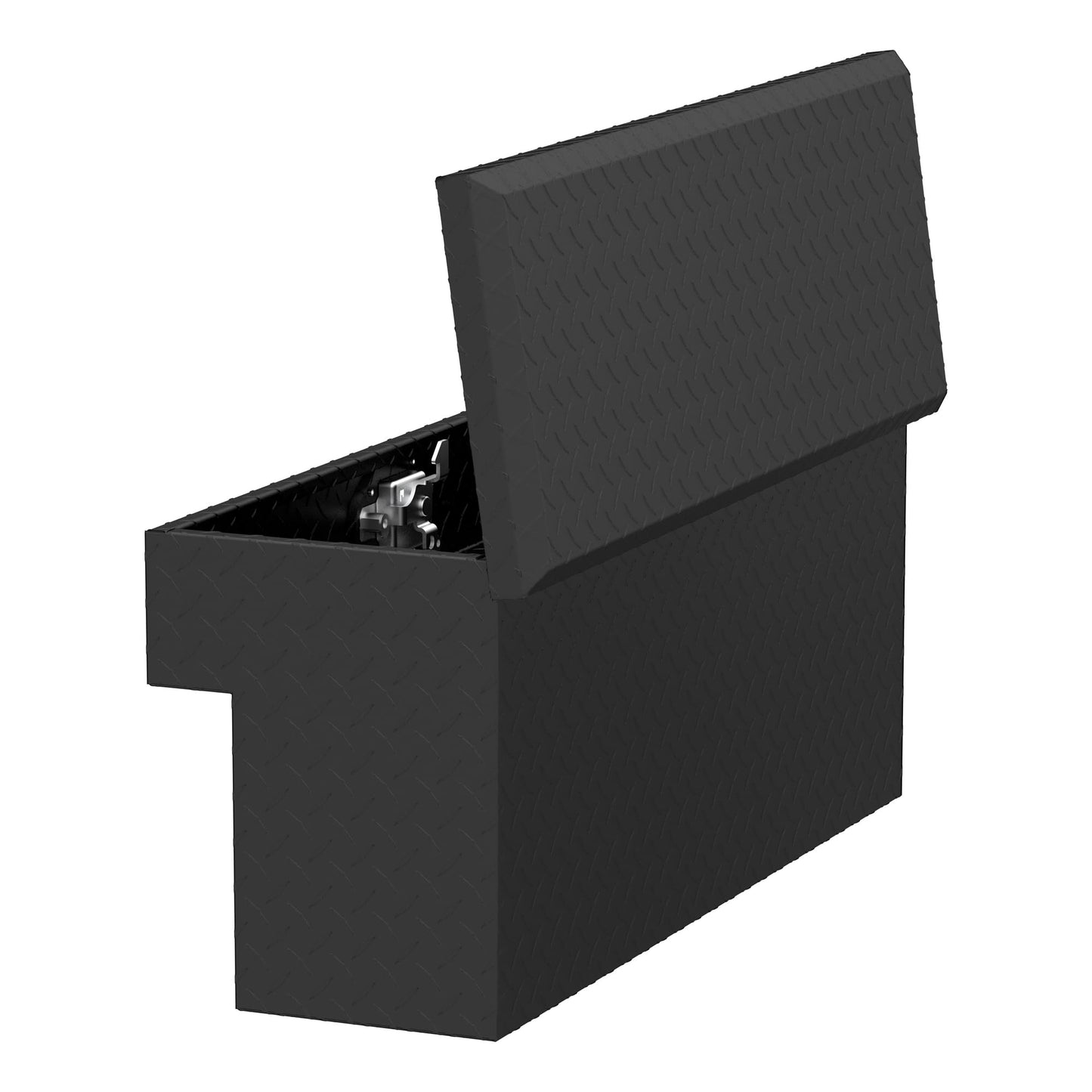 UWS EC10993 33-Inch Matte Black Heavy-Wall Aluminum UTV Side Tool Box for Select Polaris Ranger, RigidCore Lid