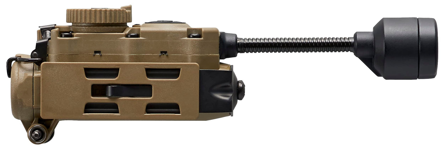 Streamlight 14307 Sidewinder Stalk 76-Lumen Hands-Free Gear Mounted Flexible Task Light with White/Red/Blue/IR LEDs, Coyote