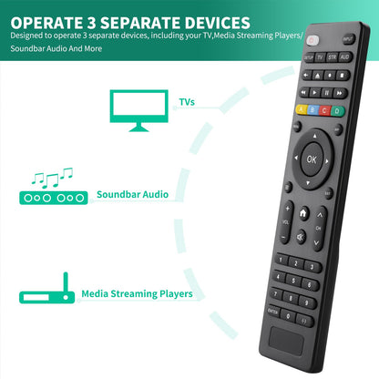 Voice Remote Only for TCL-Google-TV-Remote-Control Replacement,RC813 Remote Compatible with TCL 4k QLED/UHD/QD-Mini LED Series Smart TVs(Not for Fi & Roku TVs)