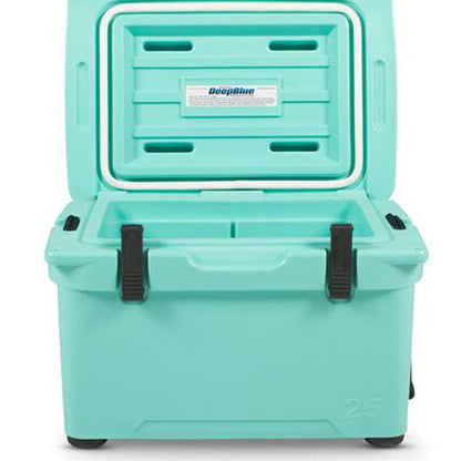 Engel Coolers ENG25 Cooler | 18 Can High Performance Durable Seamless Rotationally Molded Ice Box for Camping, Hunting, and Fishing - Seafoam