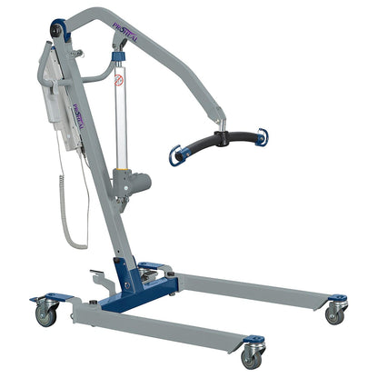 ProHeal Portable Patient Lift - Compact Folding Full Body Patient Transfer Lifter for Home Use and Facilities - Low Bed and Chair Lifting, 400 Pound Weight Capacity, 2 Point Spreader Bar