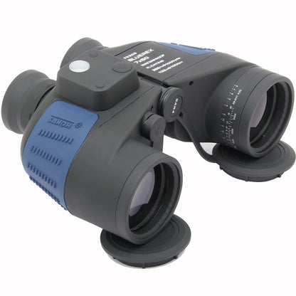 Konus Tornado 7x50mm Binoculars | Rugged Waterproof Multi-Coated Marine Hunting Binoculars w/Compass & Illuminated Reticle