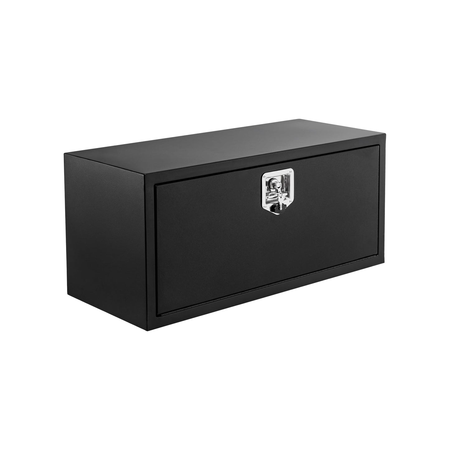 EliteEdge Black Steel Underbody Truck Tool Box for Pickup RV Toolbox Truck Bed Toolboxes Heavy Duty Waterproof Truck Chest with Lock,24 x 14 x 16 Inch