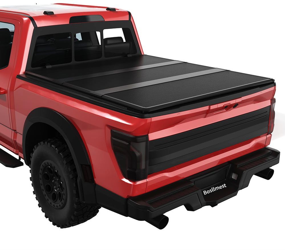 5'7"(67.4") Hard Tri-Fold Tonneau Cover Fit for 2009-2024 Ram 1500 (Without Ram Box) Styleside Pickup Truck Bed,5.6/5.7FT,Black