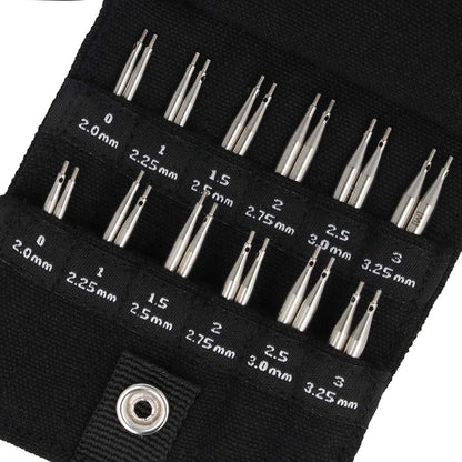 ChiaoGoo Twist Shorties Set, 2" & 3" (5 & 8 cm) [M], US 0-3 (2-3.25mm)