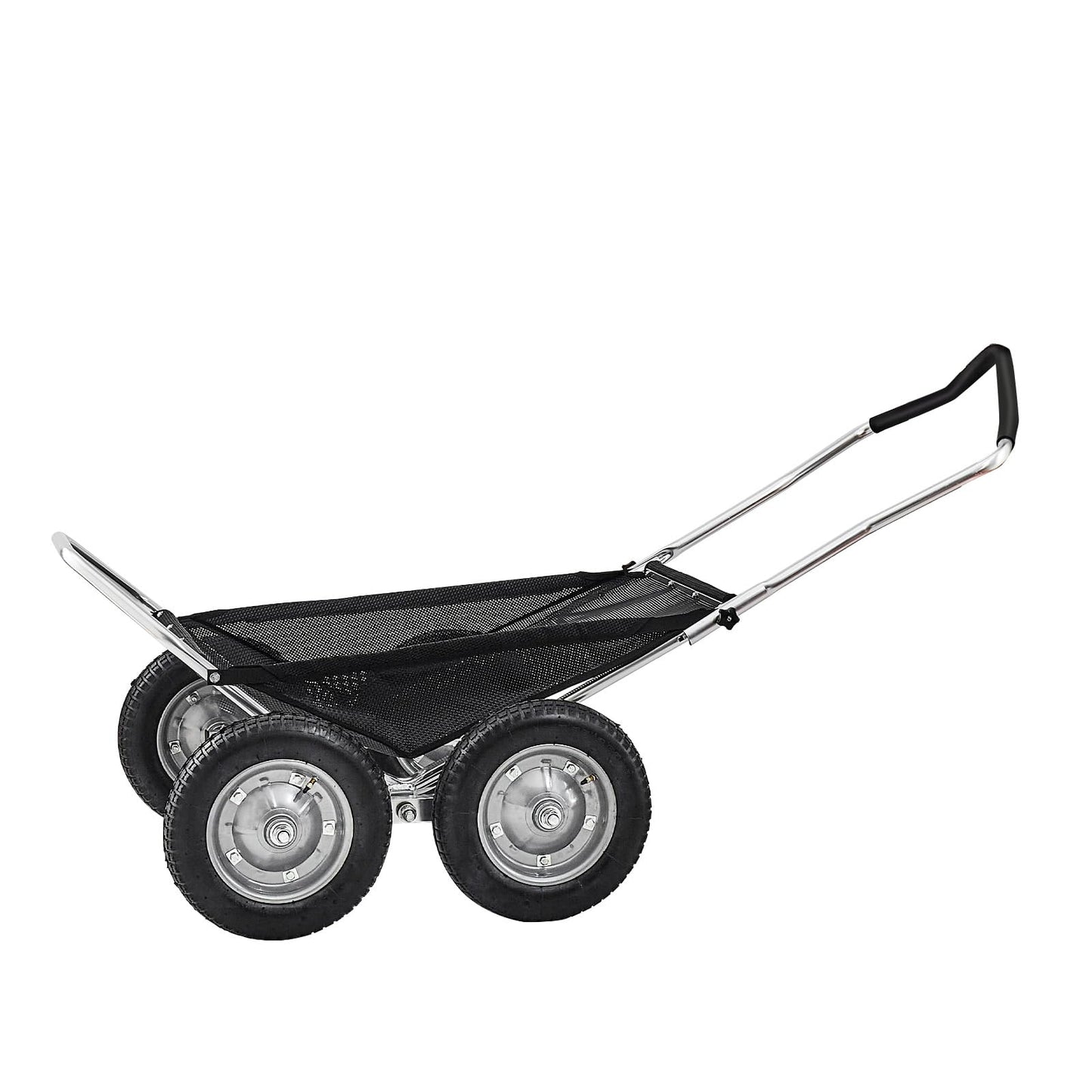 VEVOR Game Carts for Hunting, 500LBS Deer Cart Game Hauler, Heavy-Duty Crawler Cart, All-Terrain Folding Deer Hauling with Shock-Absorbing Tires, Utility Gear Dolly for Hunting Fishing Hiking