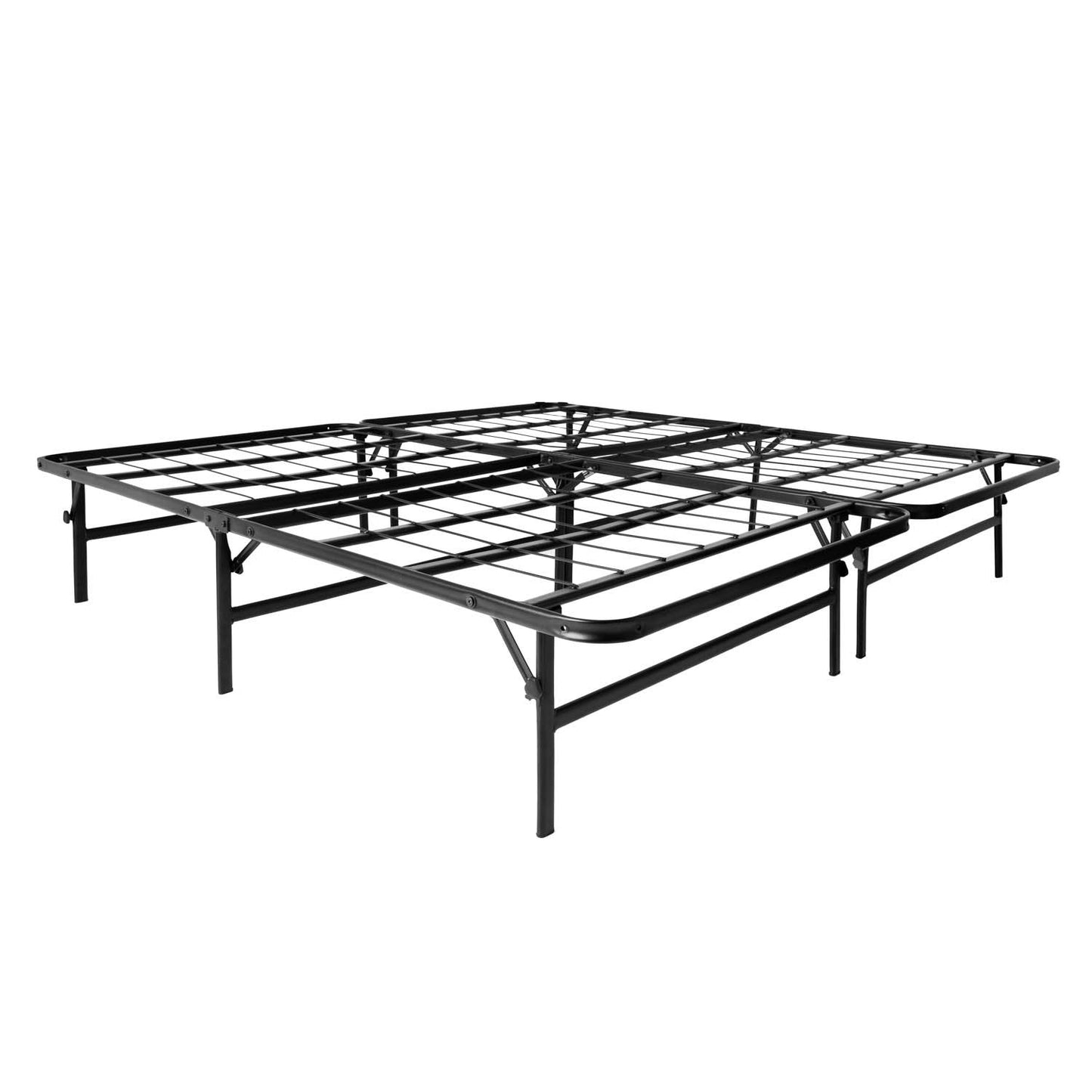 STRUCTURES Foldable Bed Base - Platform Bed Frame and Box Spring in One - Strong and Sturdy Support - Quiet Noise Free - Quick, Easy Setup - Twin XL