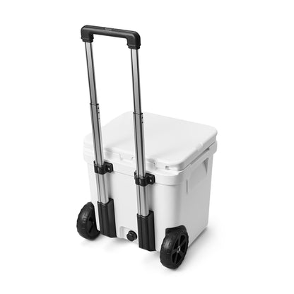 YETI Roadie 48 Wheeled Cooler with Retractable Periscope Handle, White