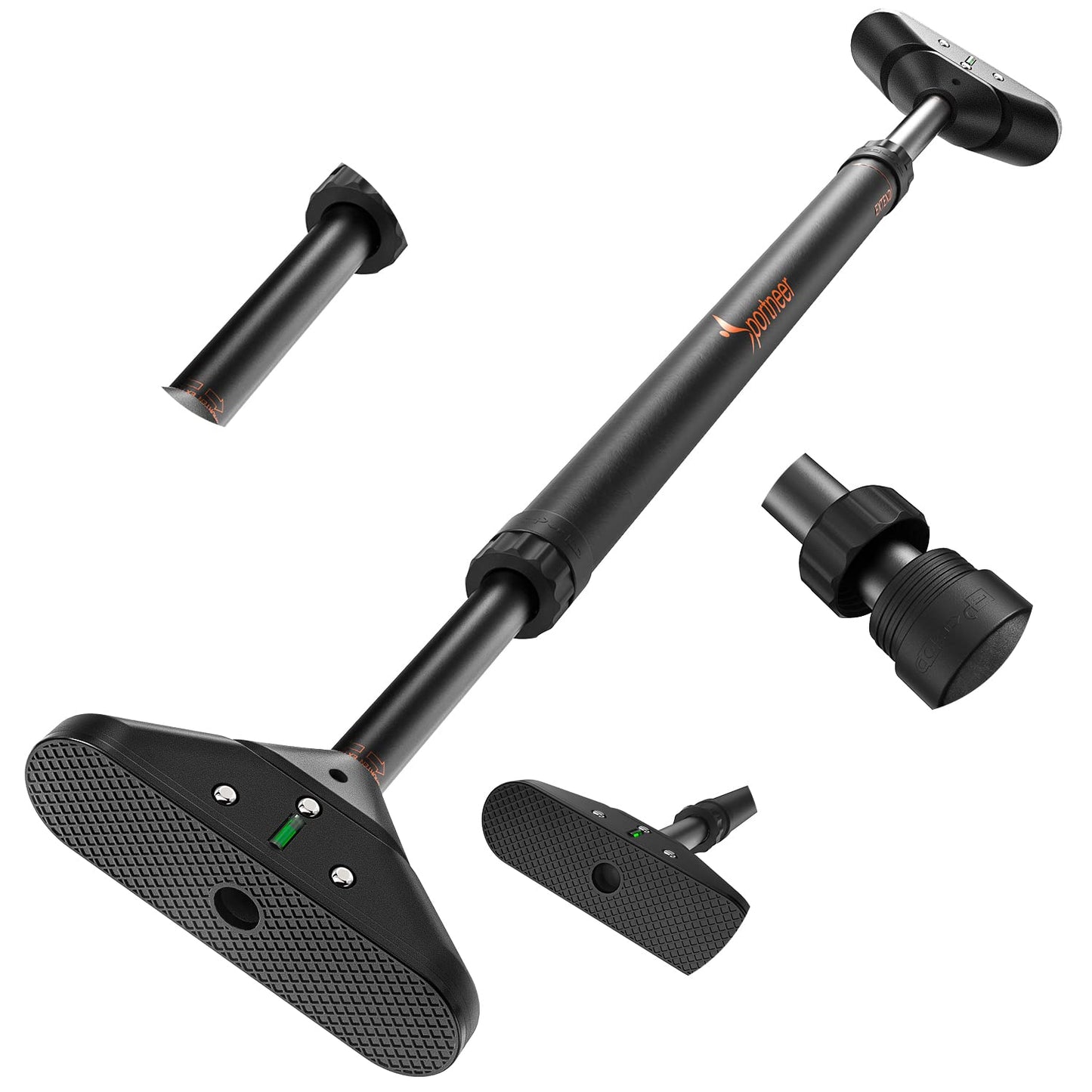 Sportneer Pull Up Bar Doorway Chin Up Bar No Screws Door Frame Chin Up Push Up Sit Up Bar Adjustable 75-94cm (29.5''-37'') Up to 200kg Capacity Workout Bar