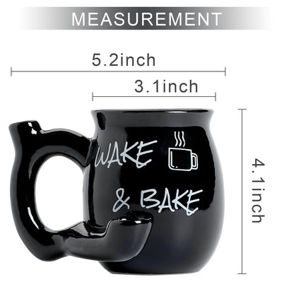 ISTOOLL Coffee Mug, Novelties Ceramic Cup Father's Day Gift, Black
