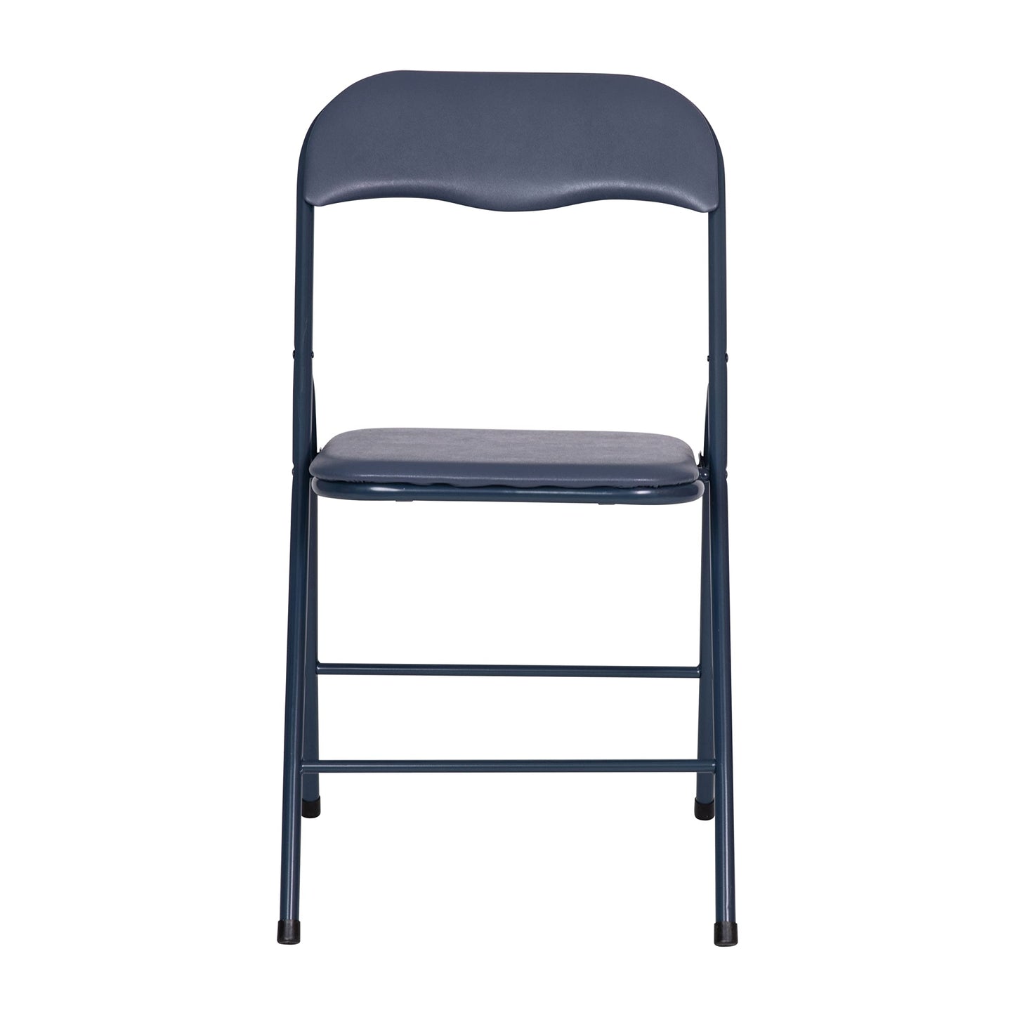 Flash Furniture Madison 5-Piece Folding Card Table and Chairs Set, Portable Event Table and Chairs Set for Indoor and Outdoor Gatherings, Navy