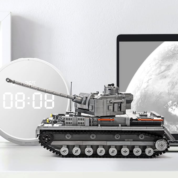 DAHONPA Panzer-Ⅳ Tank Army Building Block(1328 PCS)WW2 Military Historical Collection Model with Soldier FiguresToys Gifts for Kid and Adult.
