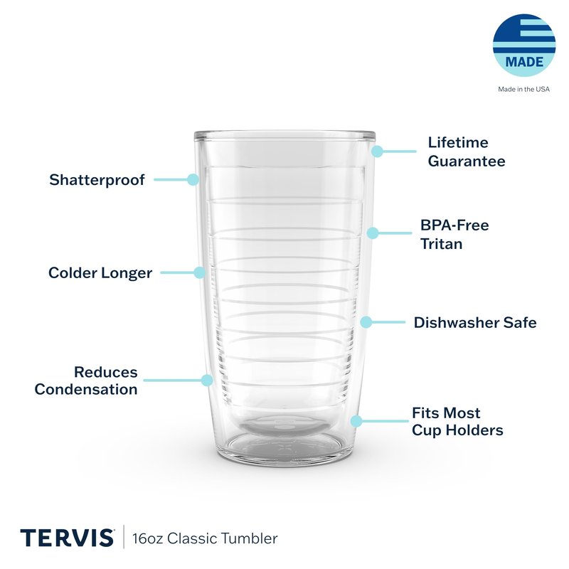 TERVIS Tumbler, 16-Ounce, "Blue Crab" -