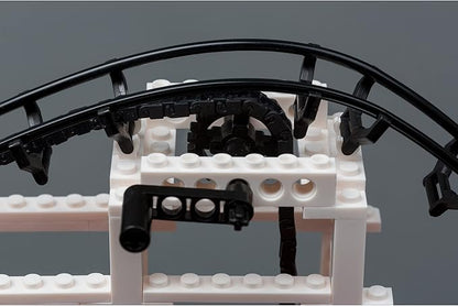 CDX Blocks: Little Dipper - 324 Pcs Building Brick Set Gravity Powered Roller Coaster Model Promotes STEM Learning