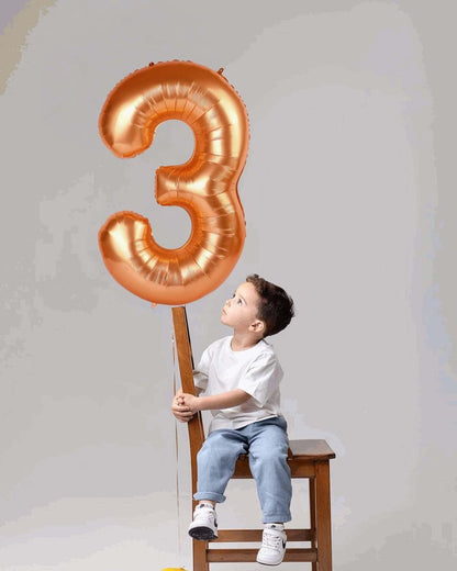 Orange 5 Balloon, Number Balloon 40 Inch, Orange Party Supplies, 5th Birthday Balloon Decorations, 5 Number Balloons, Number 5 Balloon