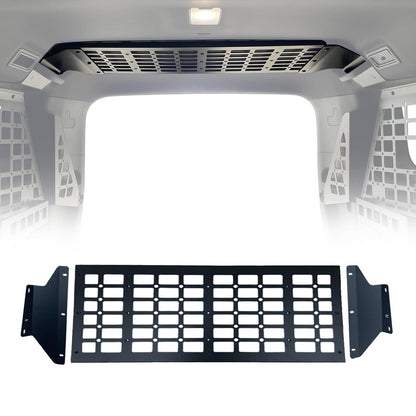 HIGH FLYING 2024 2025 2026 for Toyota Land Cruiser Prado LC250 Overhead Molle Roof Panels Shelf Storage Organizer Interior Rear Cargo Racks (Roof Shelf)