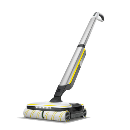 Kärcher FC 7 Cordless All-in-One Hard Floor Cleaner with 4-Roller Technology for Simultaneous Wet and Dry Debris Removal