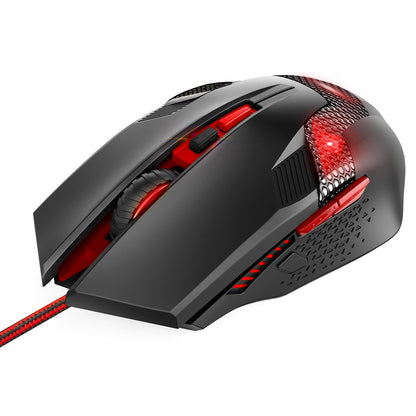 TECKNET Wireless Mouse-USB Ergonomic Optical Cordless Mouse with 8 Buttons,24-Month Battery Life,High-Precision 5 Adjustable DPI for PC/Mac/Laptop