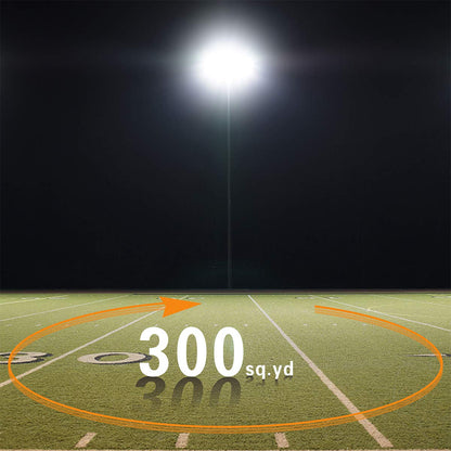 500W LED Stadium Flood Light Outdoor, 2750W Equivalent, 40000LM Super Bright Exterior Security Light, IP66 Waterproof, 6000K Daylight White, Commercial Light for Sports Fields and Counts