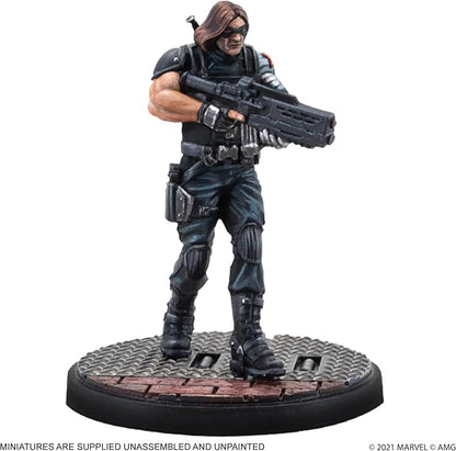 Marvel: Crisis Protocol Vision and Winter Soldier CHARACTER PACK - Heroes of Ever-Shifting Fortunes Tabletop Superhero Game Ages 14+ 2 Players 90 Minute Playtime Made by Atomic Mass Games