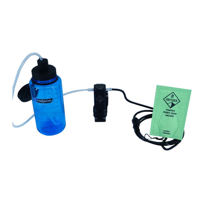 Geyser System Portable Camping Shower & Cleaning Kit for Camping, Backpacking, Overlanding, & Outdoor Recreation - Clean Kit Bundle - Orange