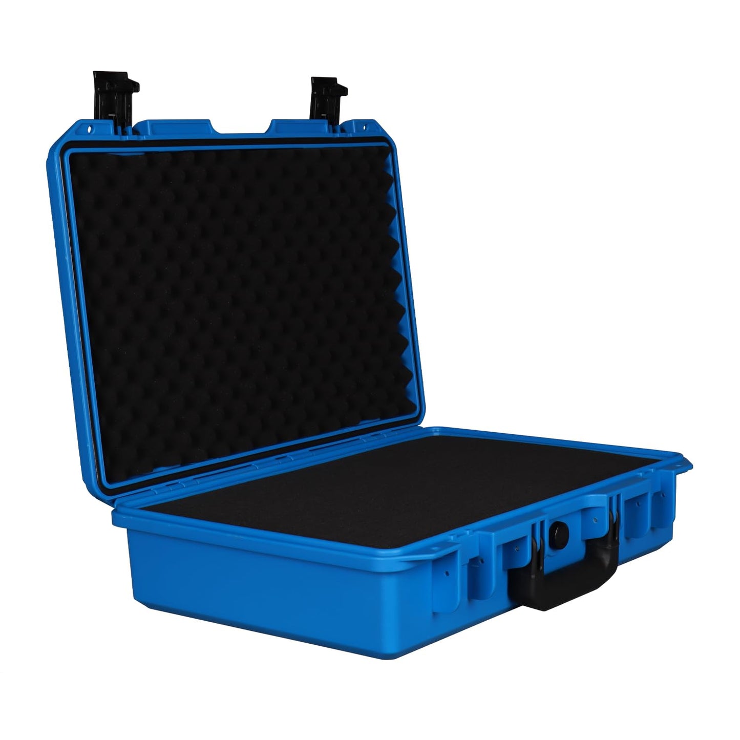 EPDEDICATED IP67 Waterproof Shockproof Hard Case, Orange Rugged Hard Shell with Custom Foam Insert, Lockable Heavy-Duty Equipment Case for Camera Drone Tools Camping Gear, 18.0×13.39×5.12 In (Blue)