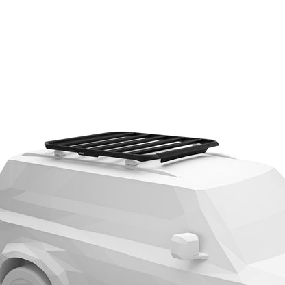 Thule Caprock roof Platform Rack - Low-Profile overlanding roof Rack - 330lb Carrying Capacity - Factory Rack Compatible - Fits Light Bars, Jacks, Jerry cans - Multiple mounting Slots for Accessories