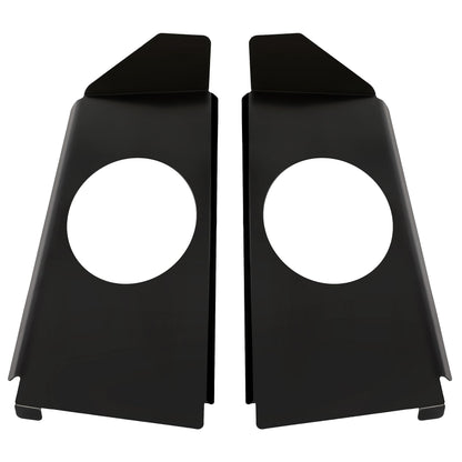 HECASA Speaker Brackets for 1967-1972 Chevy C10 Pickup, Compatible with 6x9 Speakers, Black, Model MO-2112