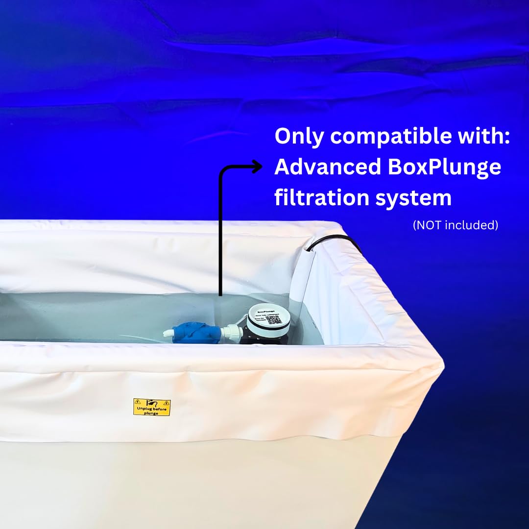 Caplide BoxPlunge Cold Plunge Liner Box 10 and Box19. Chest Freezer 10 cu. ft. or 19cuft to Cold Plunge Liner. Plug and Play. Heavy Duty. Deep Freezer Liner (Box 19 (Large))