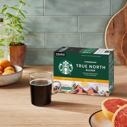 Starbucks True North Coffee K-Cup Portion Pack - Rich Flavor for Keurig Brewers | 24 Count