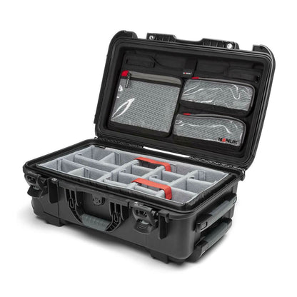 NANUK 935 Pro Photo Kit – Waterproof Travel Camera Hard Case with Padded Dividers and Wheels, 22” x 14” x 9” - Dustproof and Impact Resistant, Airline Carry-On Approved – Black