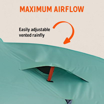 Kelty Rumpus Car Camping Tent – 4 or 6 Person Capacity, Huge Vestibule, Tall Free Standing Shelter for Tailgating, Overlanding, Camping, 2023 (6 Person)