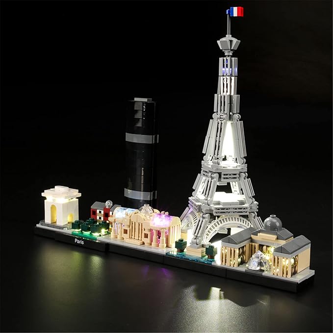 LIGHTAILING Light for Lego-21044 Architecture Paris- Led Lighting Kit Compatible with Lego Building Blocks Model - NOT Included The Model Set