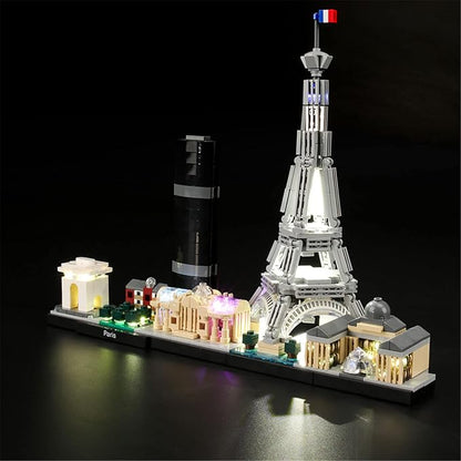 LIGHTAILING Light for Lego-21044 Architecture Paris- Led Lighting Kit Compatible with Lego Building Blocks Model - NOT Included The Model Set