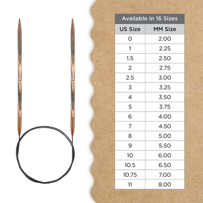 Knitter’s Pride Terra Fixed Circular Needles 40"" (100cm) – US Size 7 (4.5mm)