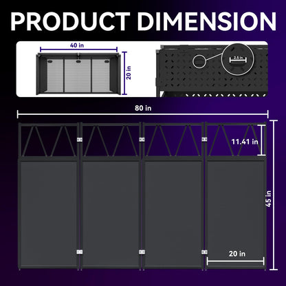 RDCMKL Two-Tier DJ Table Stand Portable Booth - 40" Dual-Layer Heavy Duty Metal DJ Stand with Laptop Shelf & 8 Scrims, Foldable DJ Event Facade with Adjustable Feet for Mobile DJ, Club, Weddings (Double Layer)