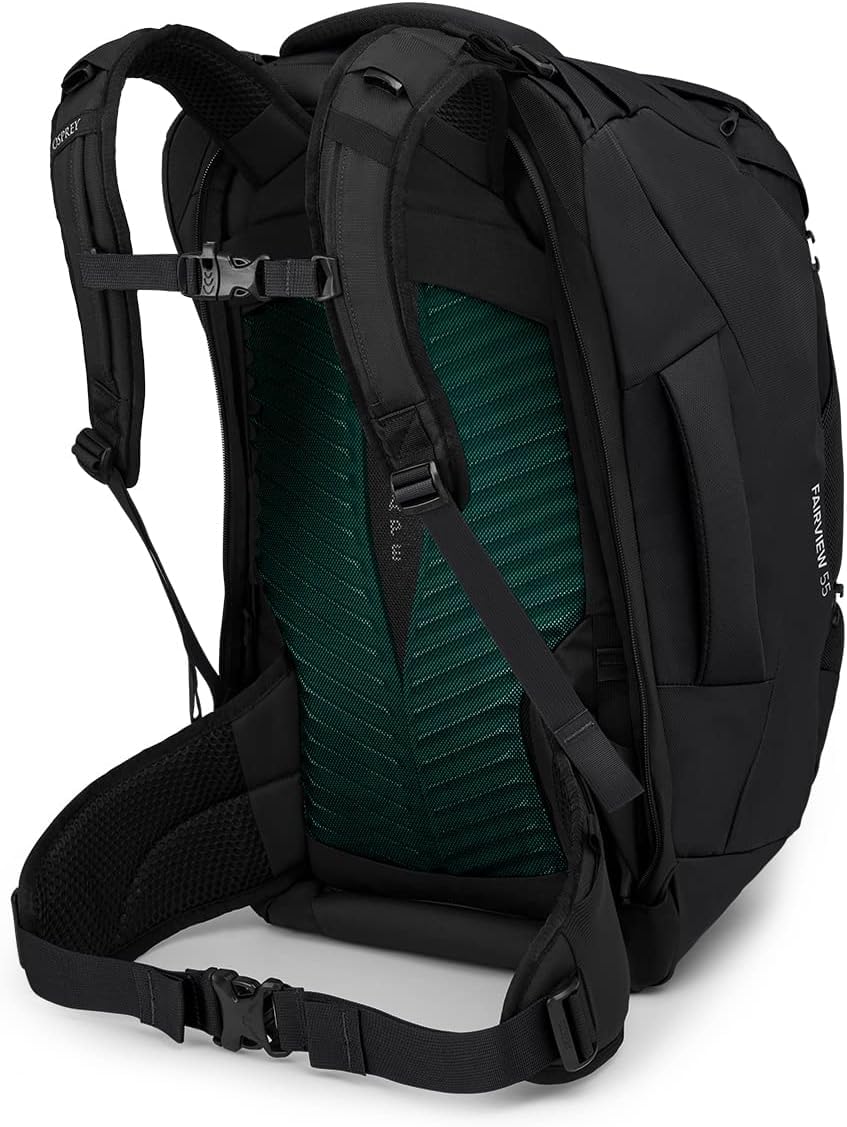 Osprey Fairview 55L Women's Travel Backpack, Black