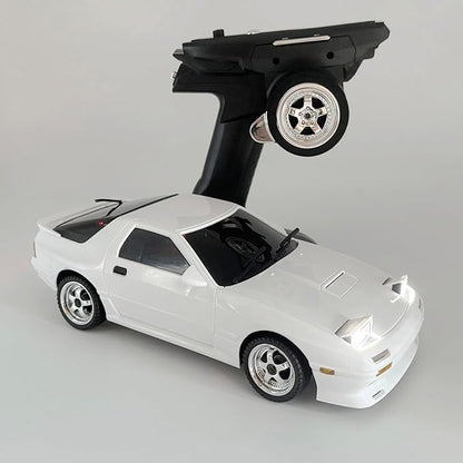 1/18 RC Drift Car with Gyro LDRC Drift Car RWD Hobby RC Car Drifting and Race with ESP Gyroscope Proportional Throttle Steering Metal Drive Shaft Independent Suspension Adult LD1802