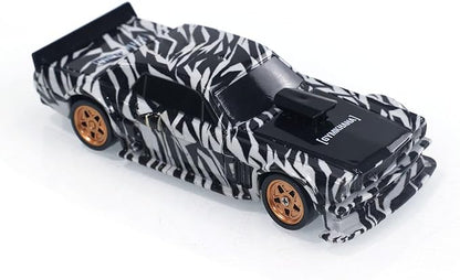 TOUCAN RC HOBBY 1:43 Ready to Run Race Car Gyro Drift Car 4WD Traffic Cones Mini Model for Ages 14+ with a Gyro (Camouflage)