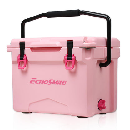 EchoSmile 12 Quart Rotomolded Cooler, Portable Hard Ice Chest, Suit for BBQ, Camping, Pincnic