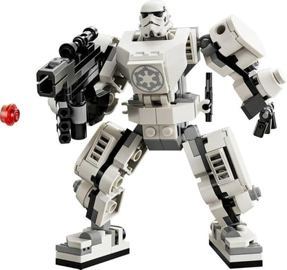 Lego 75370 Star Wars The Stormtrooper Robot Buildable Figure Model with Articulated Parts Minifigure and Blaster Tenon Launcher Toy for Kids Boys and Girls from 6 Years Old